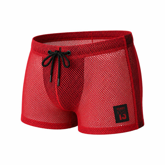 CELLBLOCK 13 Chain Reaction Mesh Jock Short Red