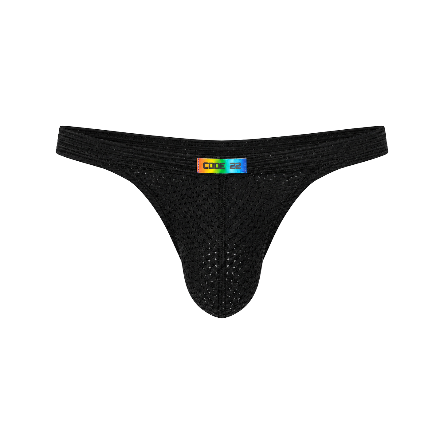CODE 22 Pride Thong Black