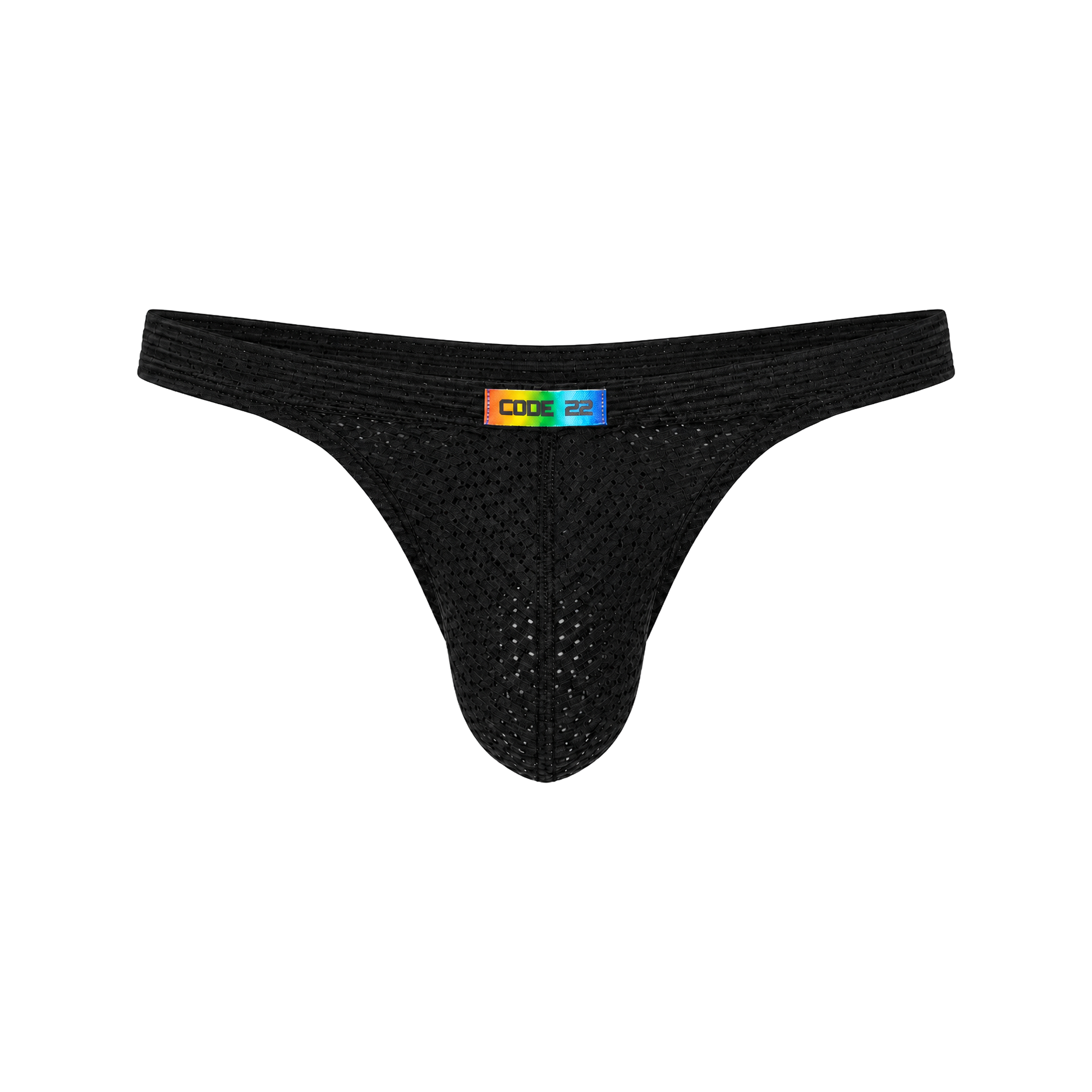 CODE 22 Pride Thong Black