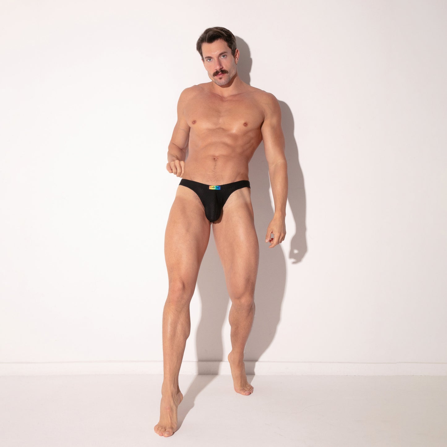 CODE 22 Pride Thong Black