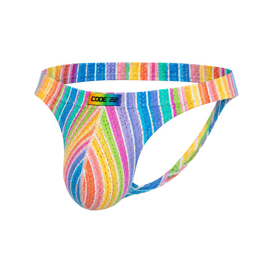 CODE 22 Pride Thong Yellow