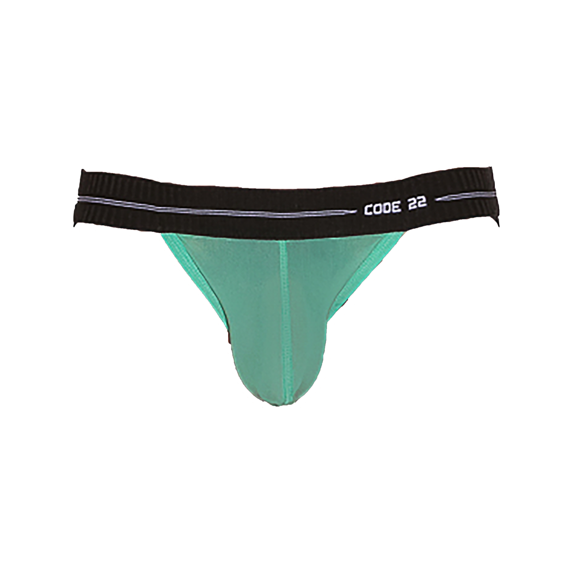 CODE 22 Sheer Mesh Jockstrap Green