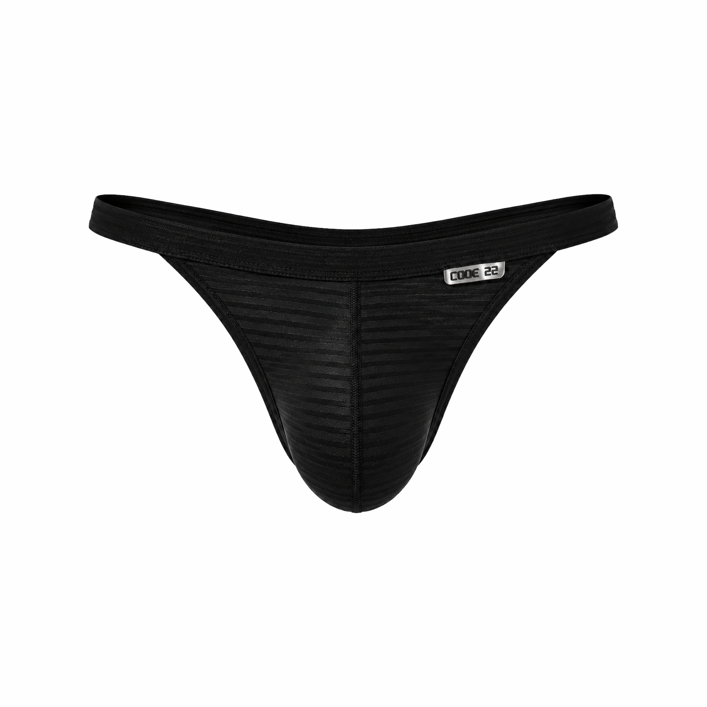 CODE 22 Zebra Thong Black