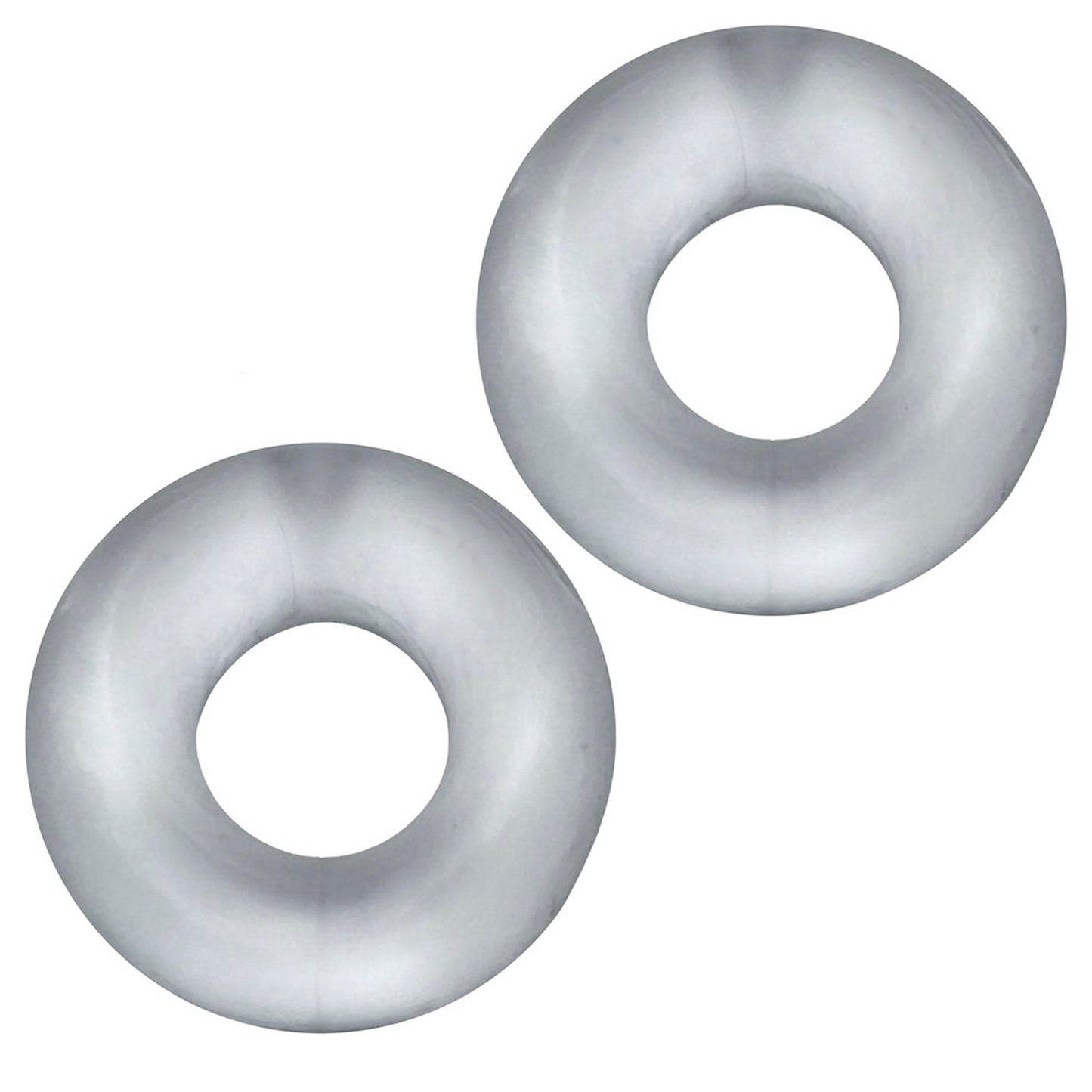 Hünkyjunk Stiffy Cockring 2-Pack Clear Ice