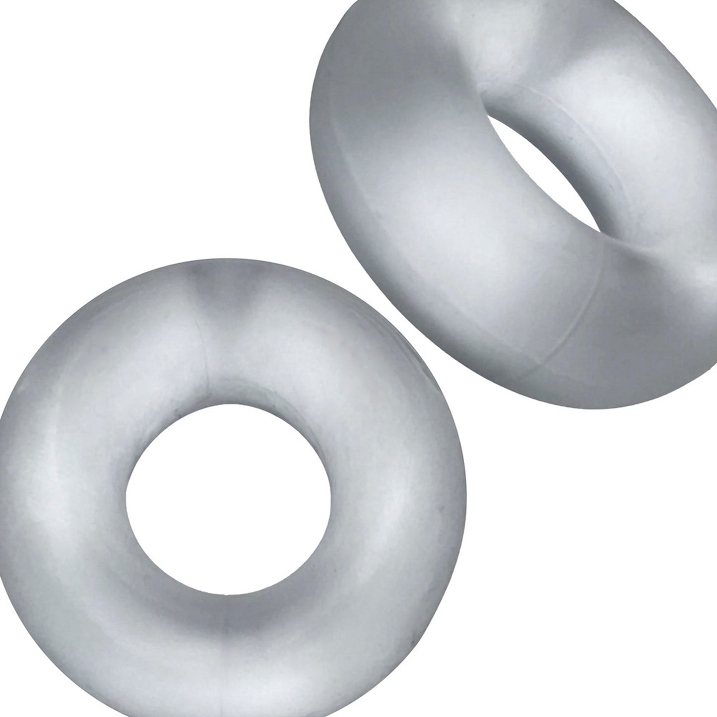 Hünkyjunk Stiffy Cockring 2-Pack Clear Ice