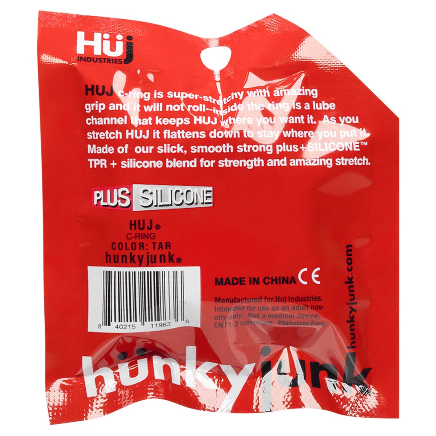 Hünkyjunk Cockring Black Tar