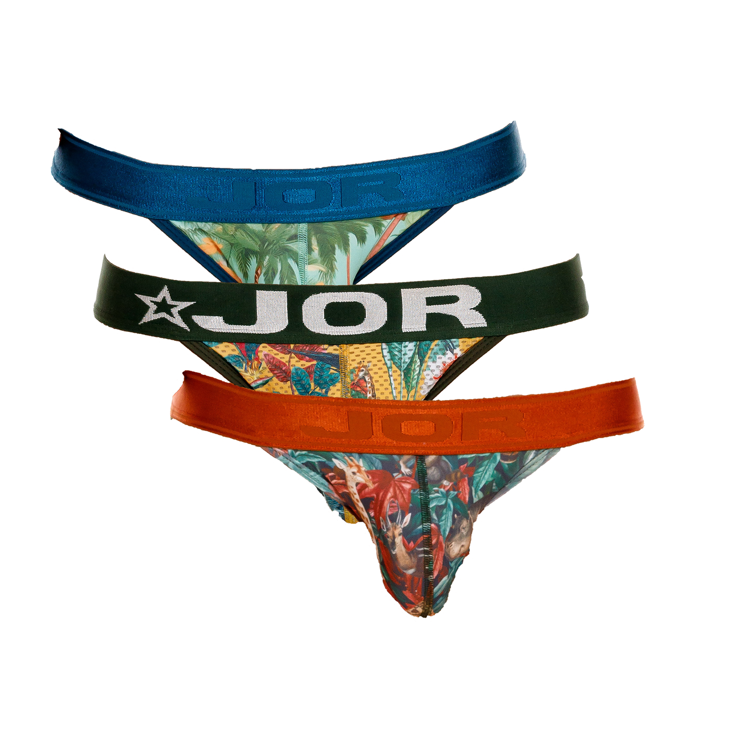 JOR Thong Multipack 1x Tropical + 1x Savanna +1x Casablanca