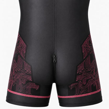 LEADER ID Party Singlet Bear Black/Pink
