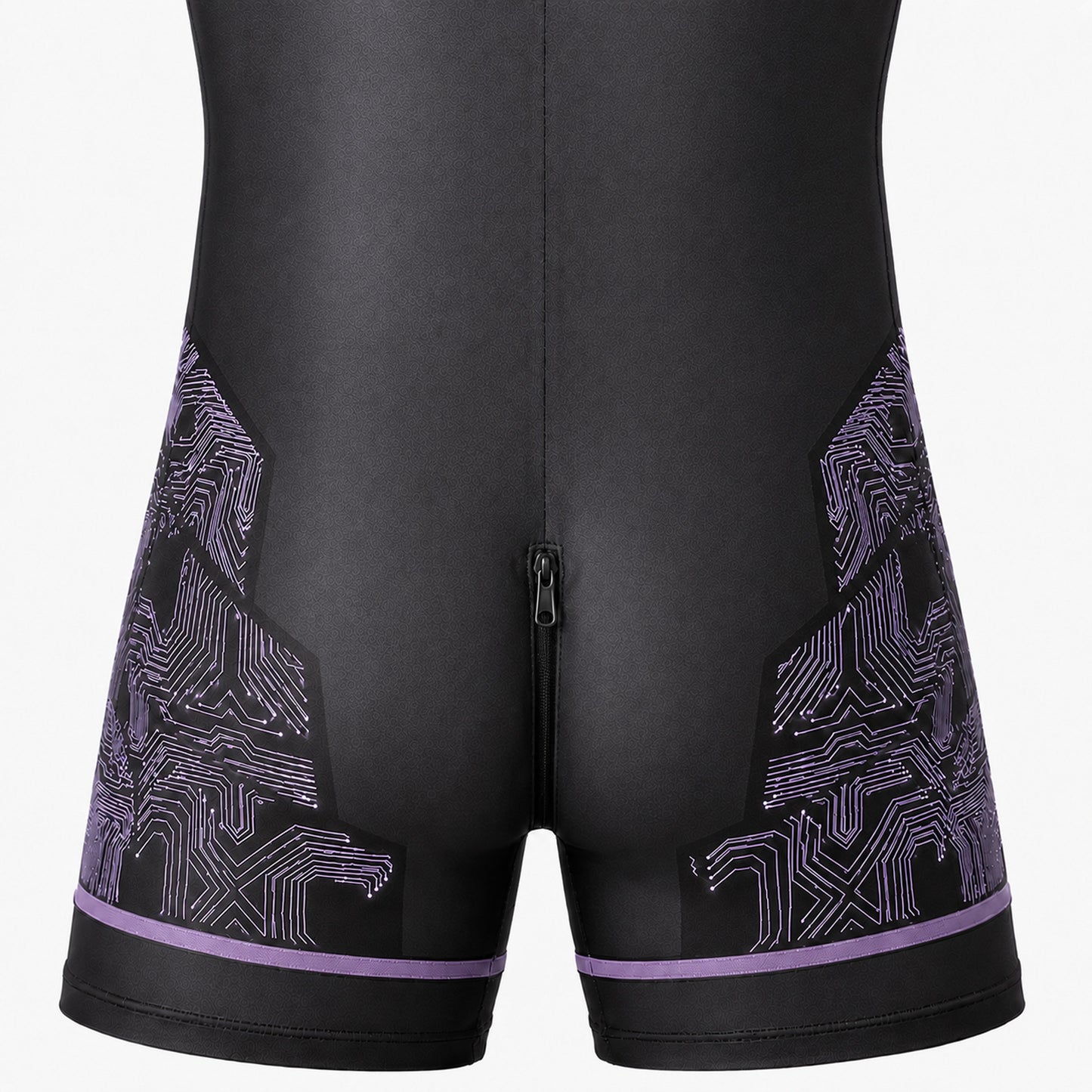 LEADER ID Party Singlet Queen Black/Purple
