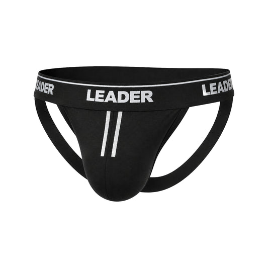 LEADER ID Sports Jockstrap Black