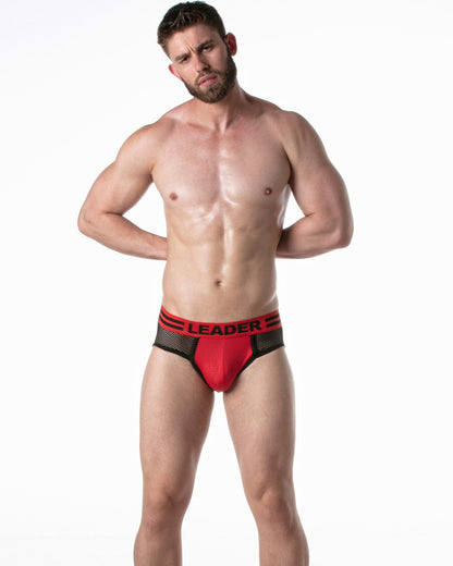 LEADER Loaded Brief Red