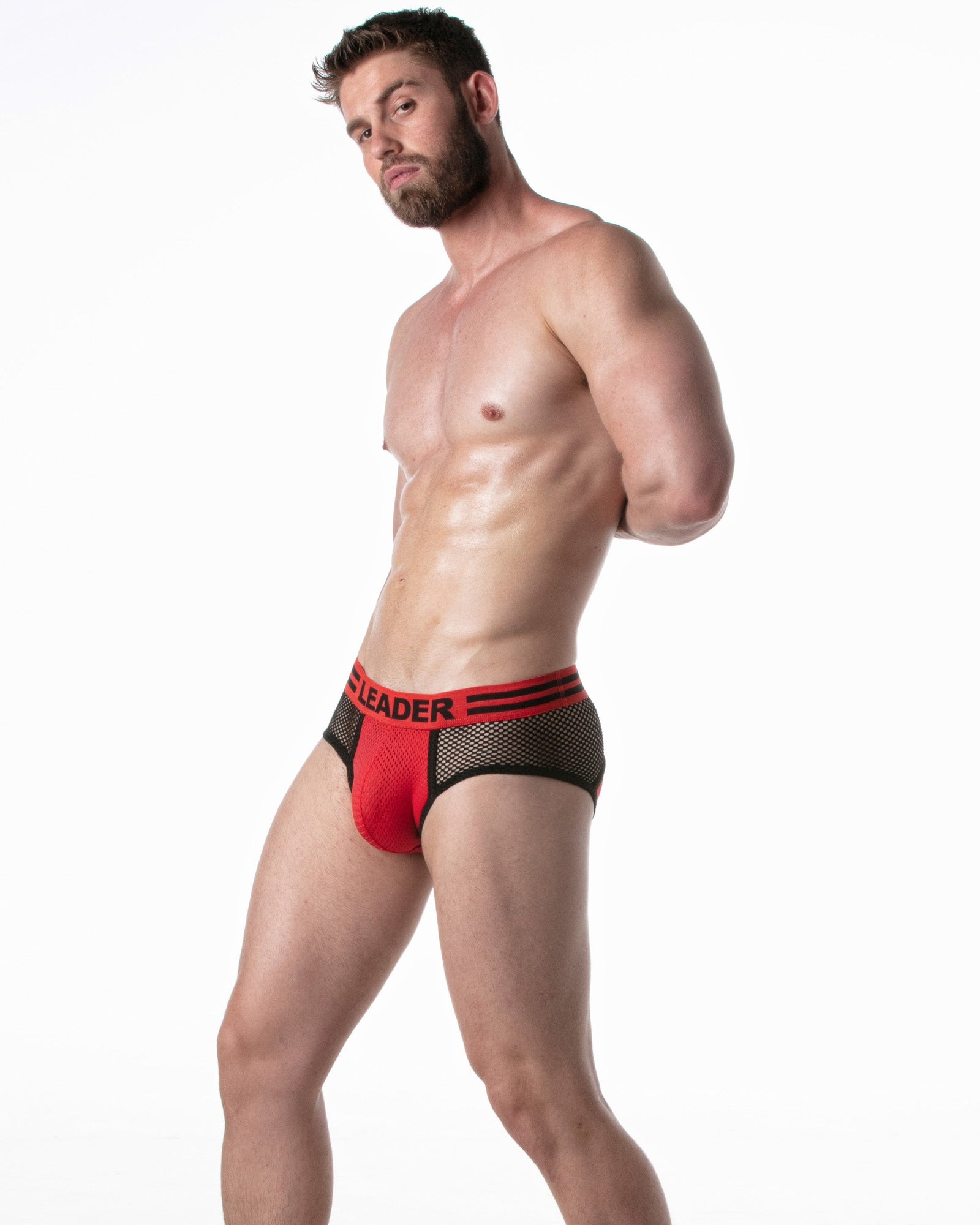 LEADER Loaded Brief Red