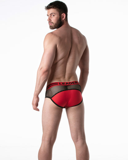 LEADER Loaded Brief Red