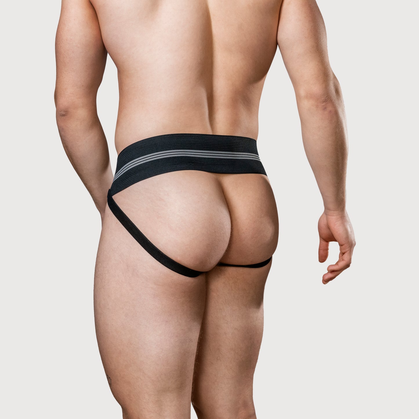 MM Sports The Original No. 10 Jockstrap 3 inch Multipack 1x Black + 1x White