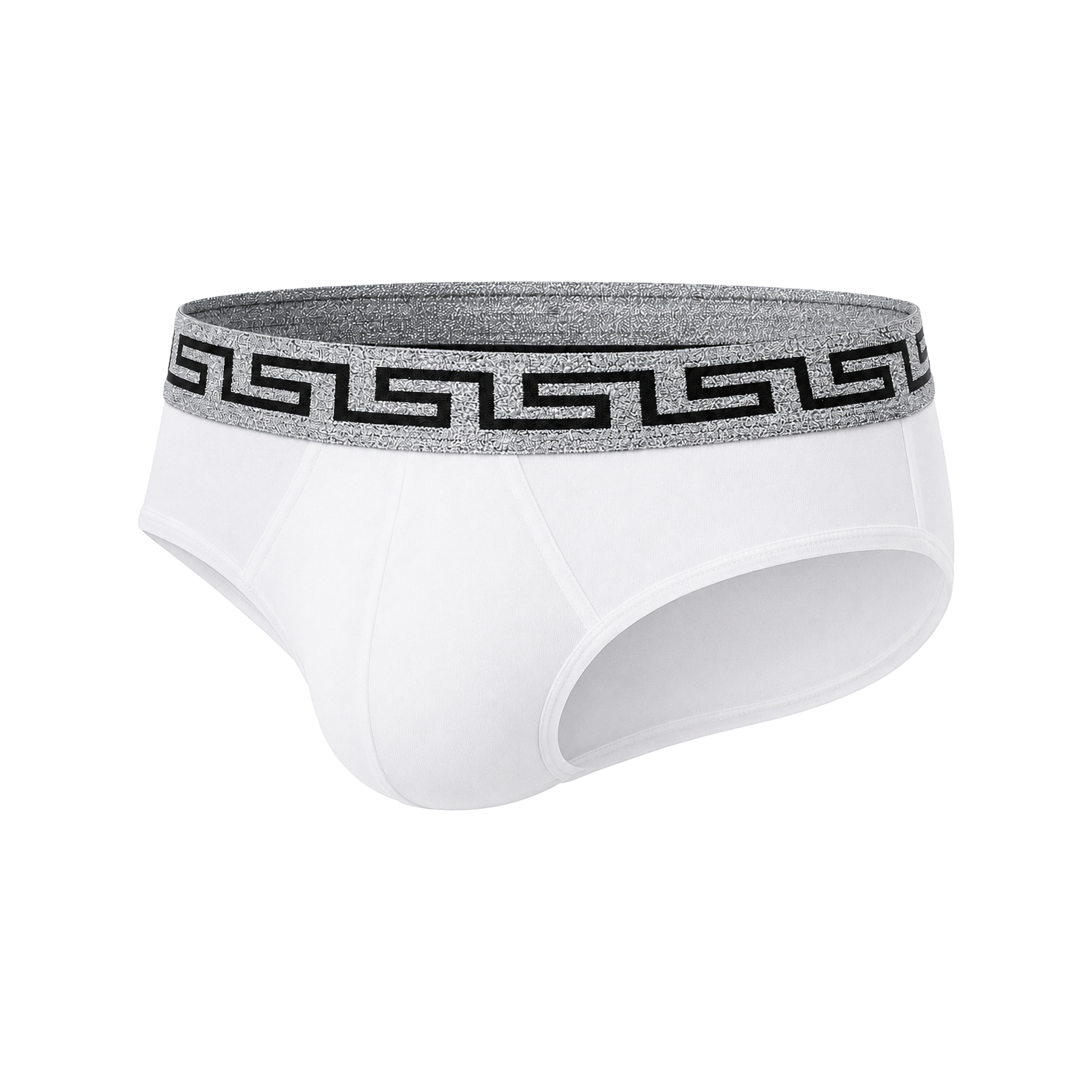 MODUS VIVENDI Bold Meander Brief White/Silver