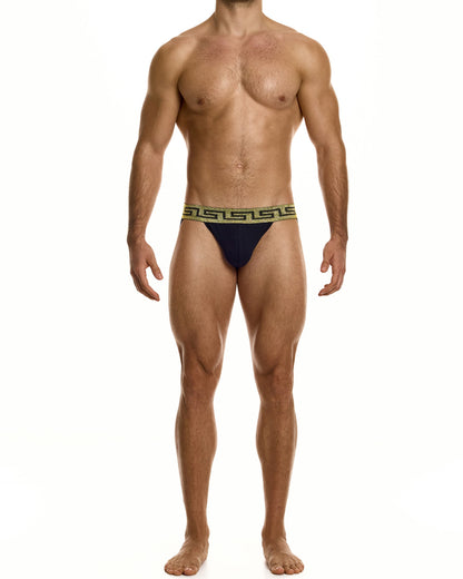 MODUS VIVENDI Bold Meander Jockstrap Black/Gold