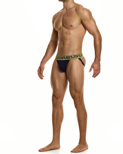 MODUS VIVENDI Bold Meander Jockstrap Black/Gold