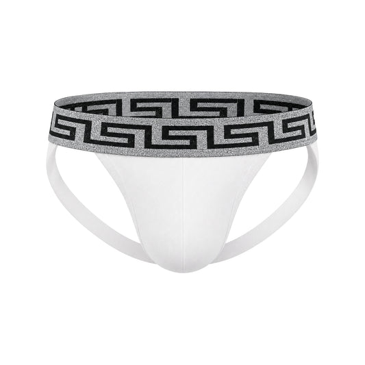 MODUS VIVENDI Bold Meander Jockstrap White/Silver