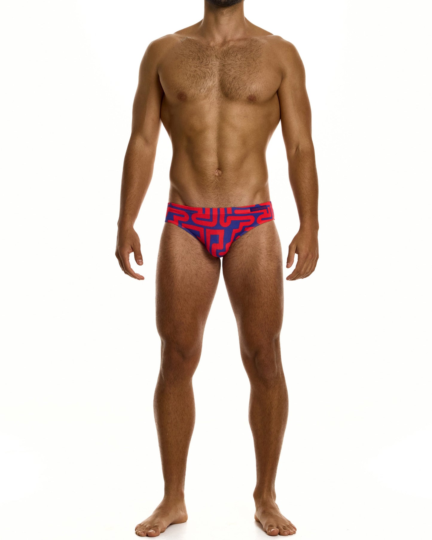 MODUS VIVENDI Labyrinth Bazil Cut Brief Red/Blue