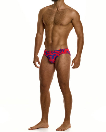 MODUS VIVENDI Labyrinth Bazil Cut Brief Red/Blue