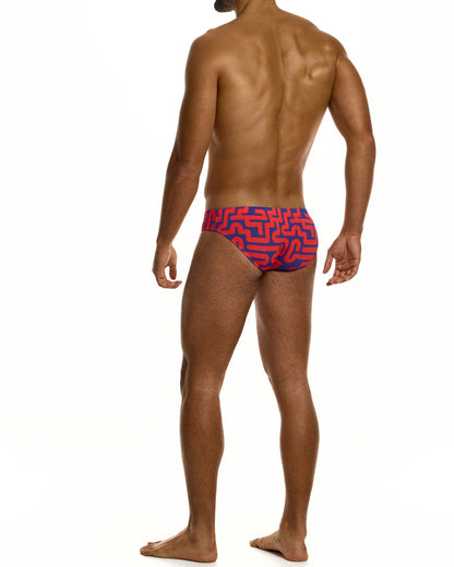 MODUS VIVENDI Labyrinth Bazil Cut Brief Red/Blue