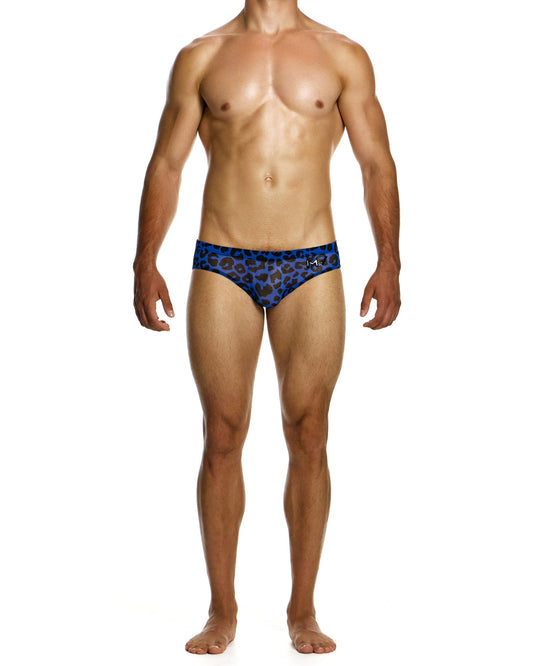 MODUS VIVENDI Leopard Mesh Brief Blue