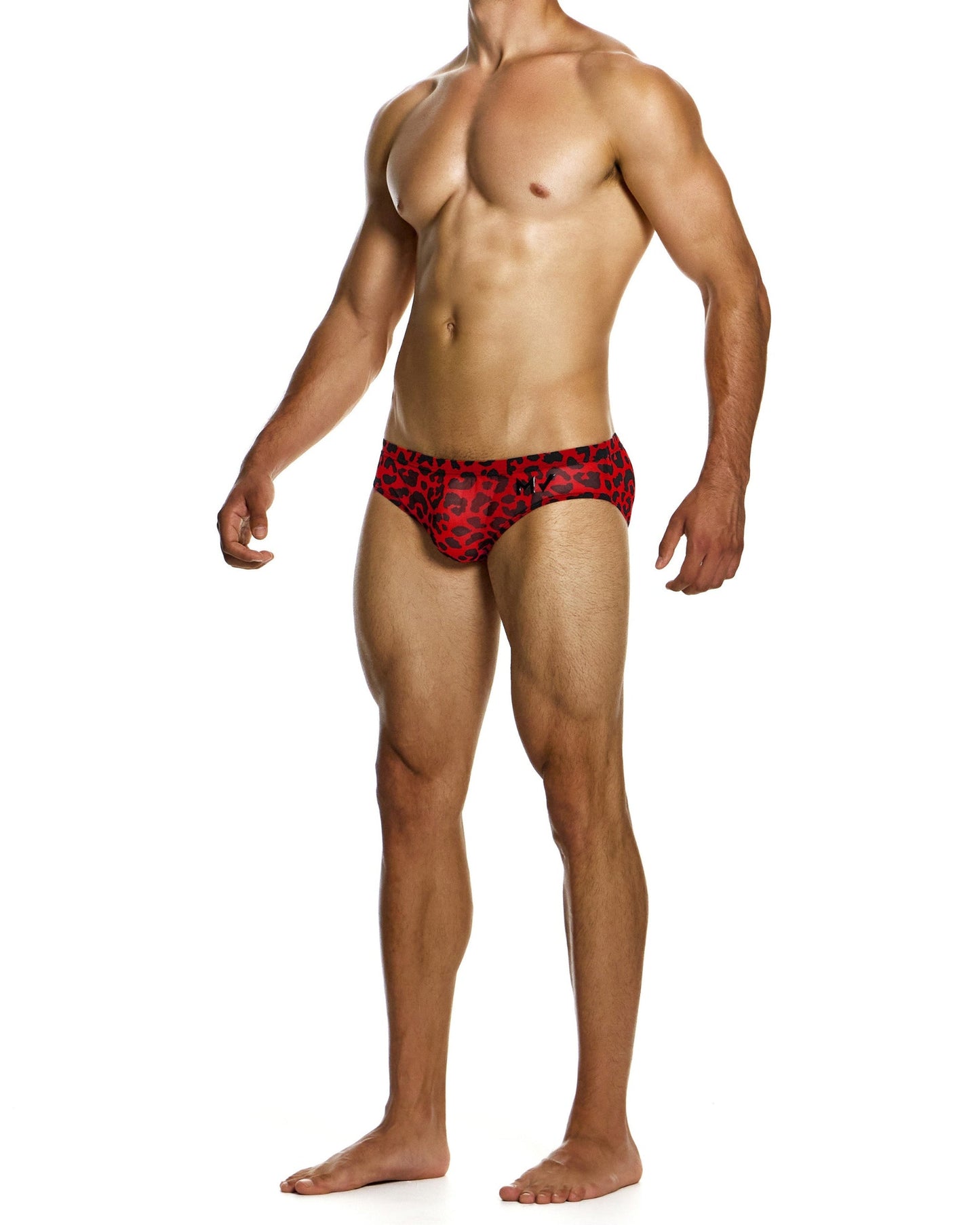 MODUS VIVENDI Leopard Mesh Brief Red