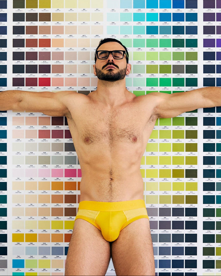 MODUS VIVENDI Pied de Coq Tanktop Yellow