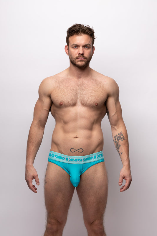 SUKREW Classic Brief Multipack 1x Scuba Blue + 1x Deep Coral