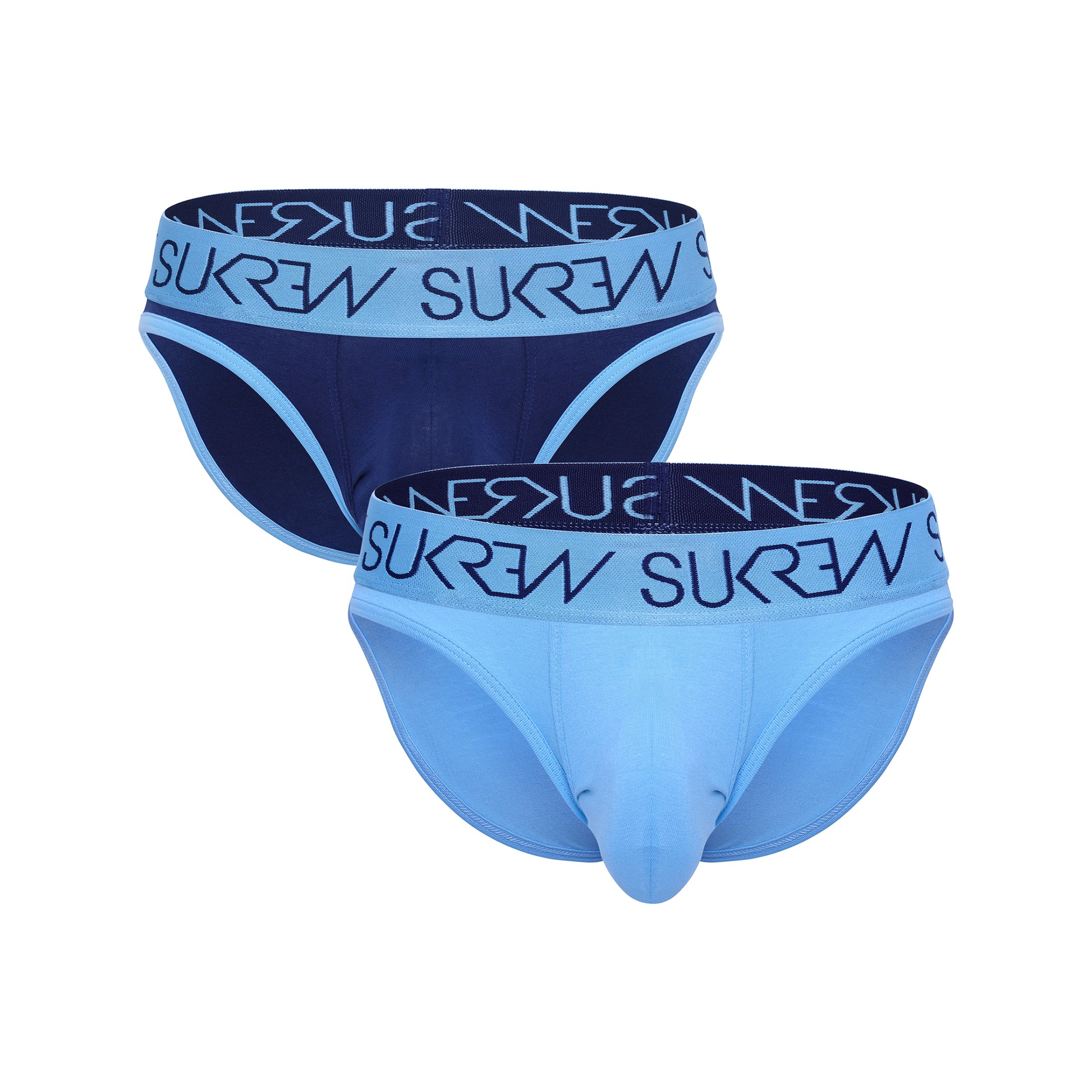 SUKREW Classic Brief Multipack 1x Arctic Blue + 1x Marine