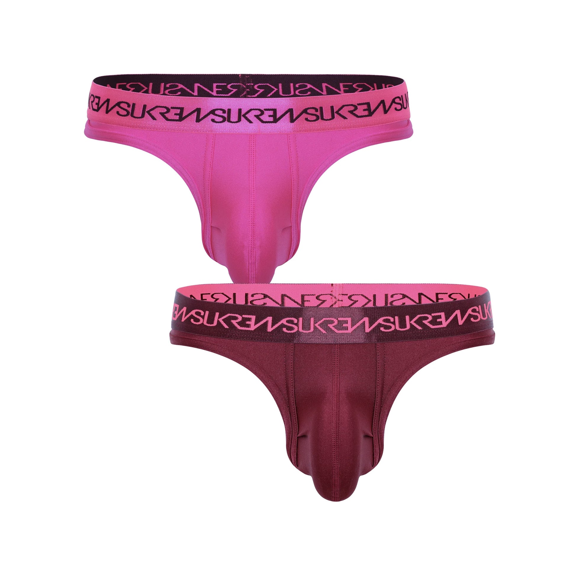 SUKREW Classic Thong Multipack 1x Party Pink + 1x Claret