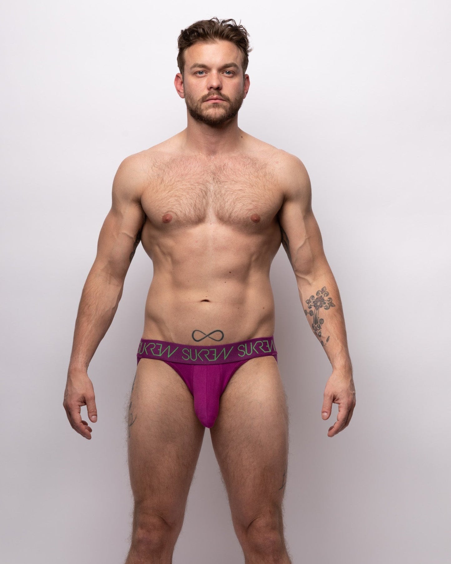 SUKREW Jockstrap Multipack 1x Deep Purple + 1x Verdant Green