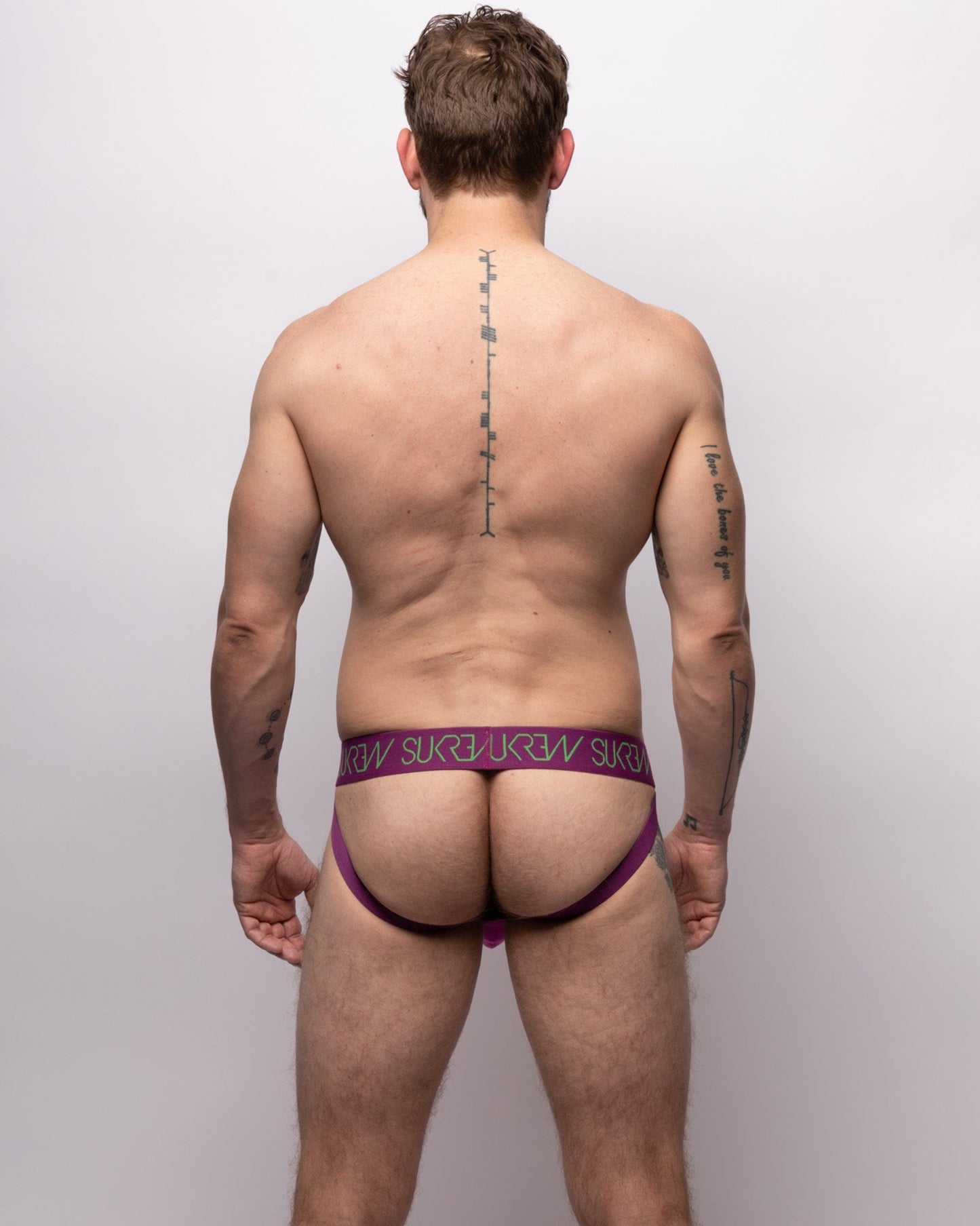 SUKREW Jockstrap Multipack 1x Deep Purple + 1x Verdant Green