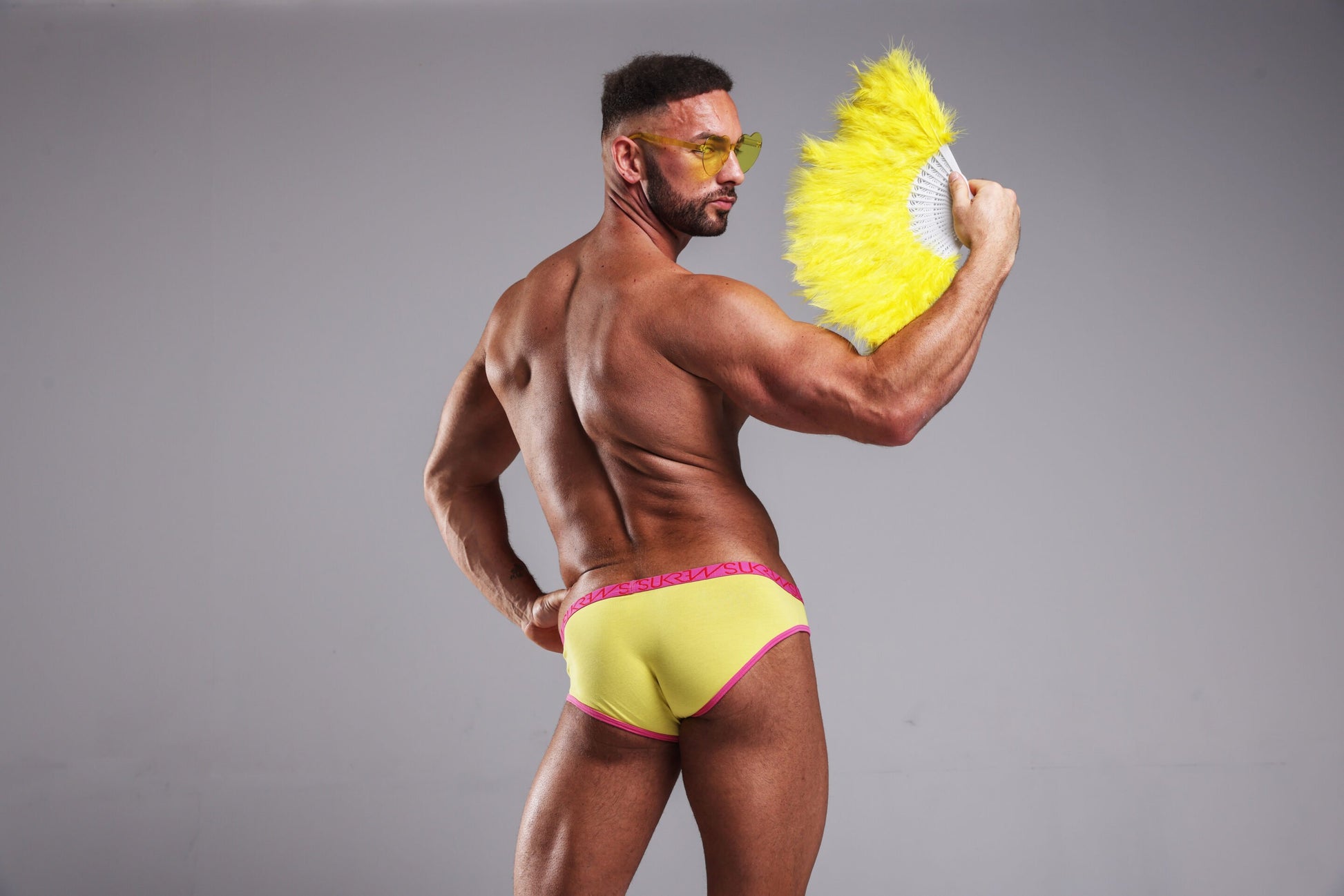 SUKREW Low-rise Brief Carnival Pineapple Yellow
