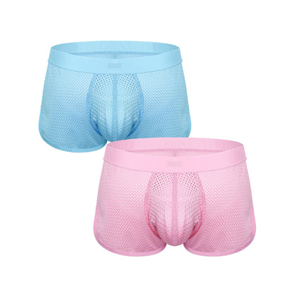 SUKREW Net Shorts Multipack 1x Breeze Blue + 1x Summer Pink