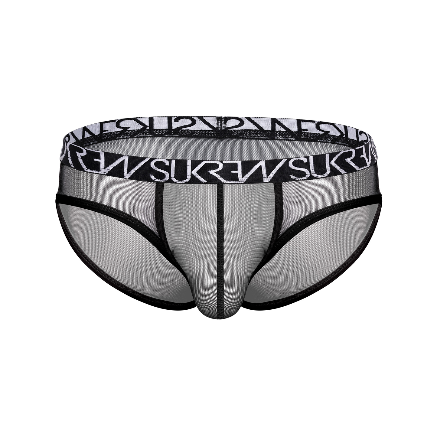 SUKREW Sheer Low-rise Brief Underground Black