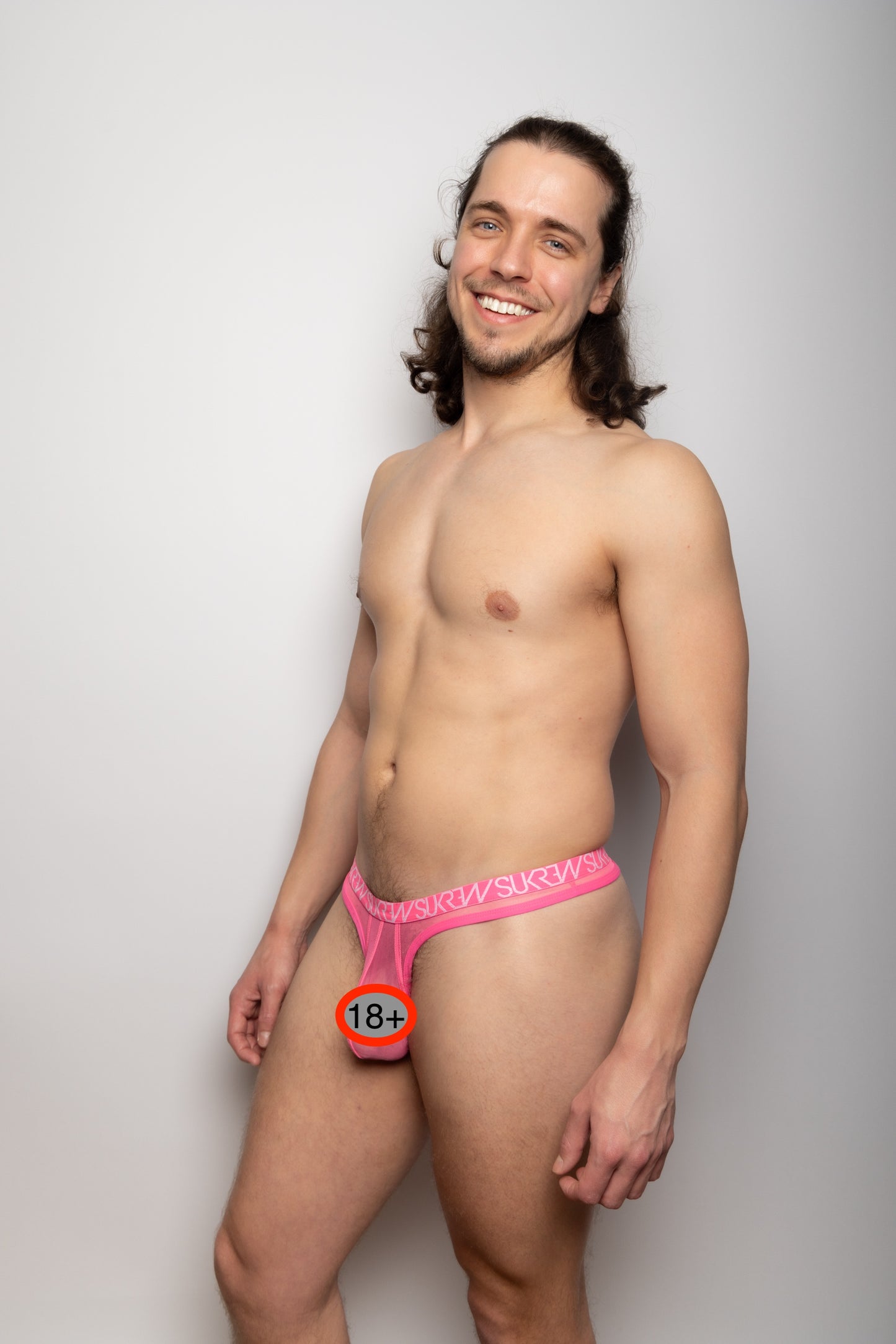 SUKREW Sheer Low-rise Thong Multipack 1x Underground Black + 1x Acid Yellow + 1x Electric Pink