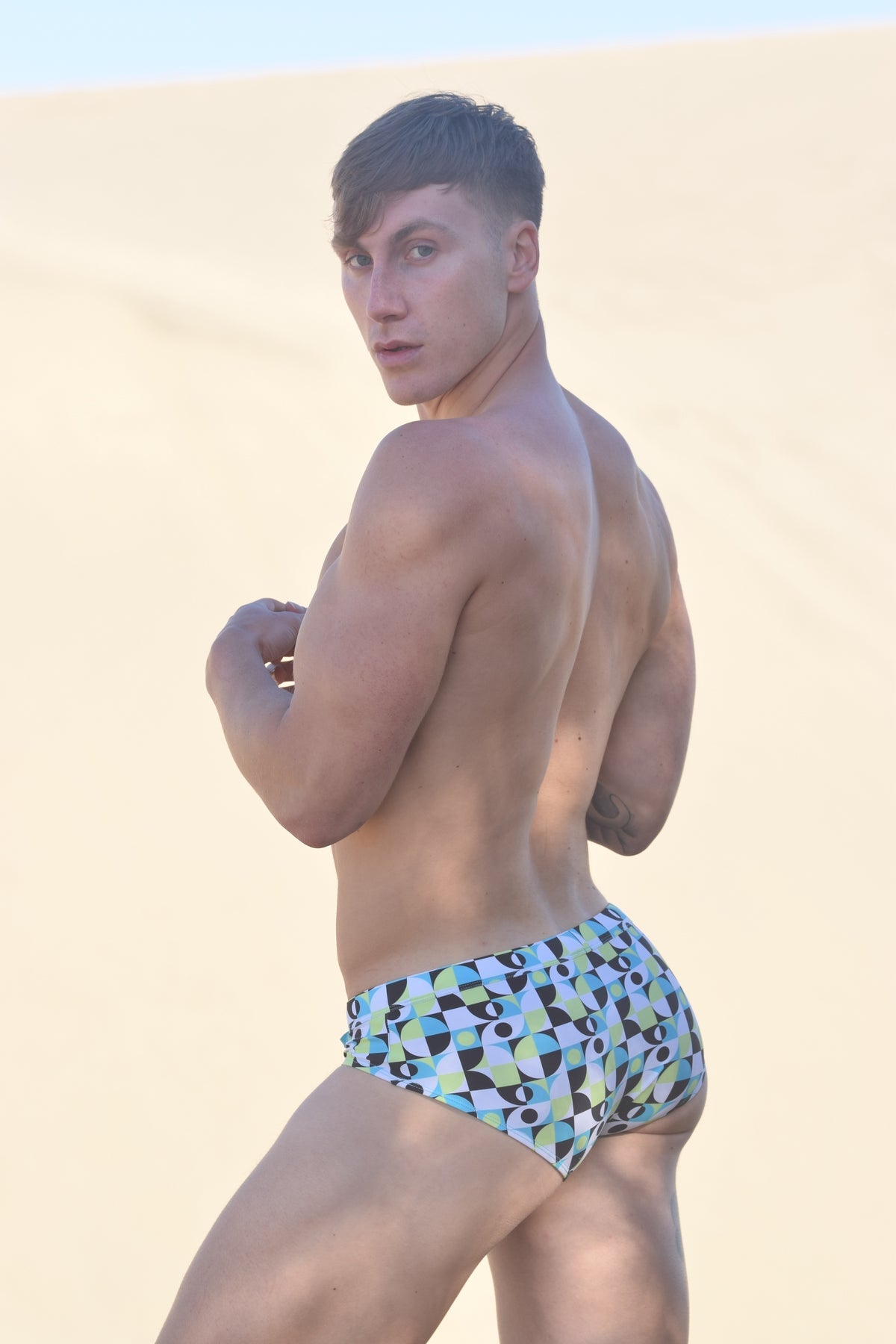 SUKREW Torrent Swim Brief Retro Lime