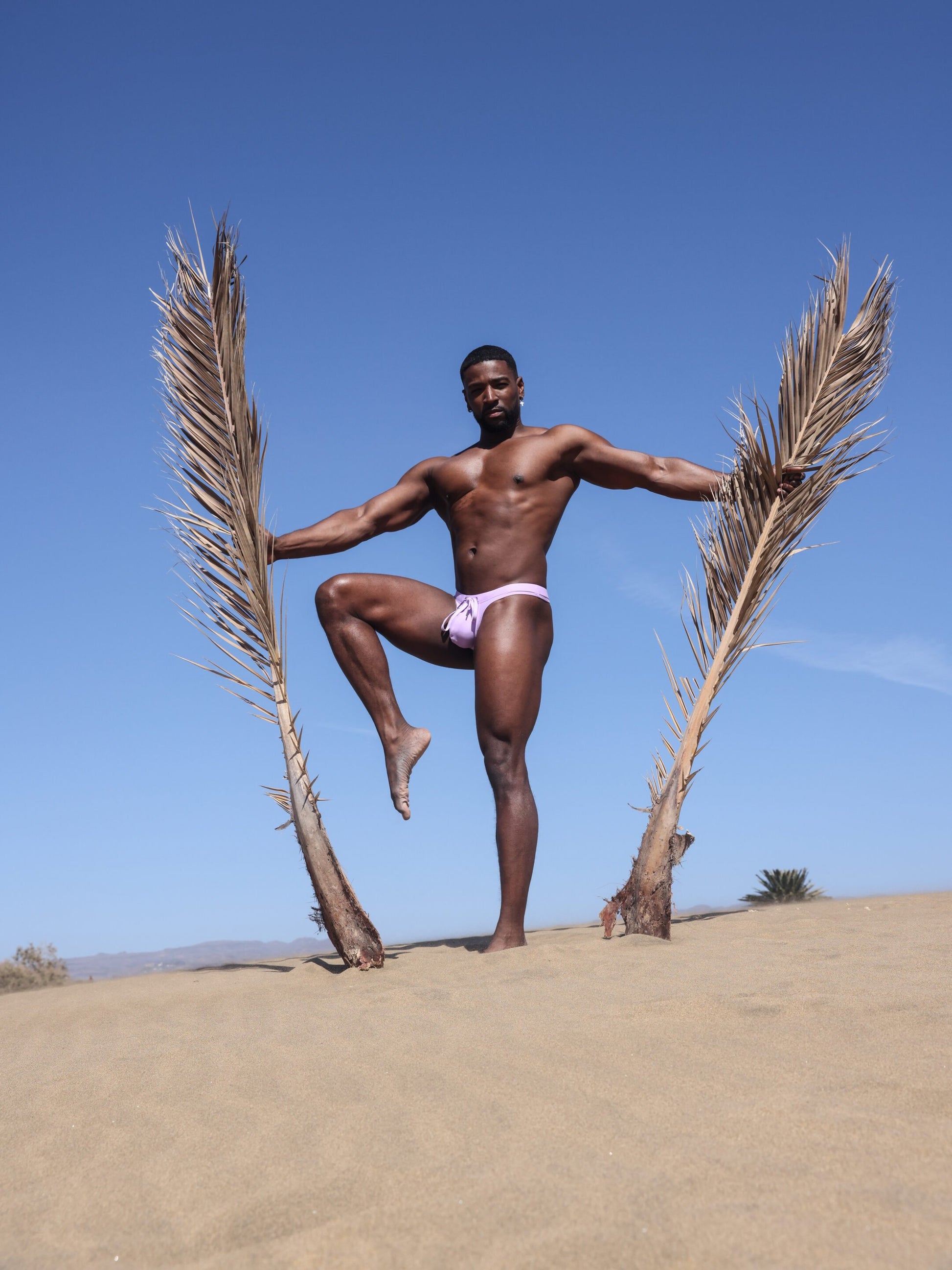 SUKREW Torrent Swim Thong Blueberry Milkshake