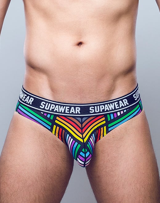 SUPAWEAR POW Brief Rainbow