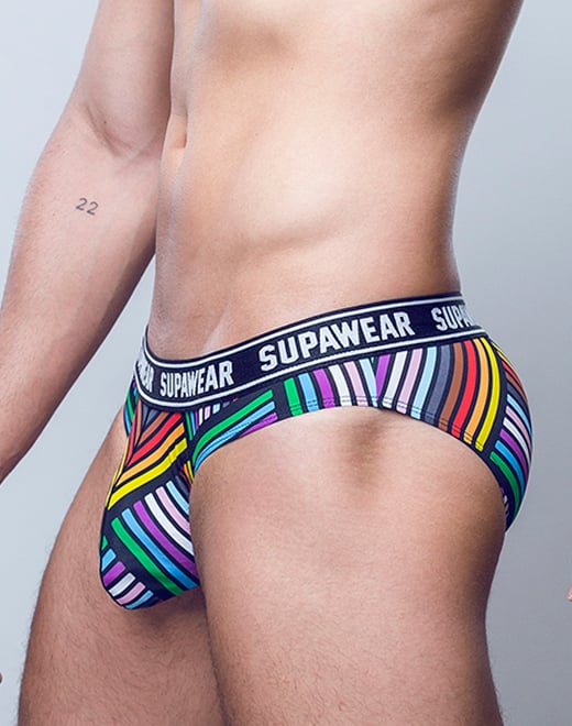 SUPAWEAR POW Brief Rainbow