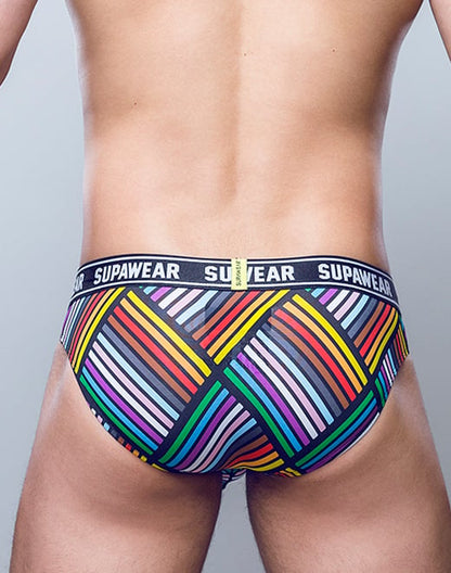 SUPAWEAR POW Brief Rainbow