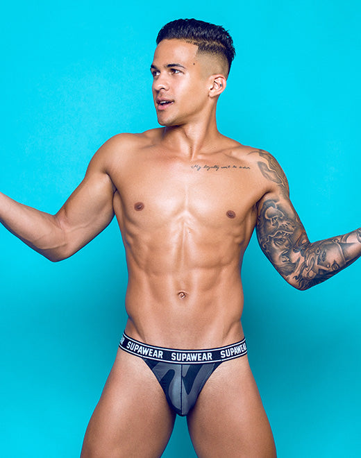 SUPAWEAR POW Jockstrap Black Beast