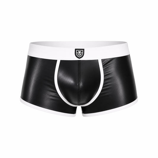 TOF Paris Fetish Bottomless Boxer Black/White