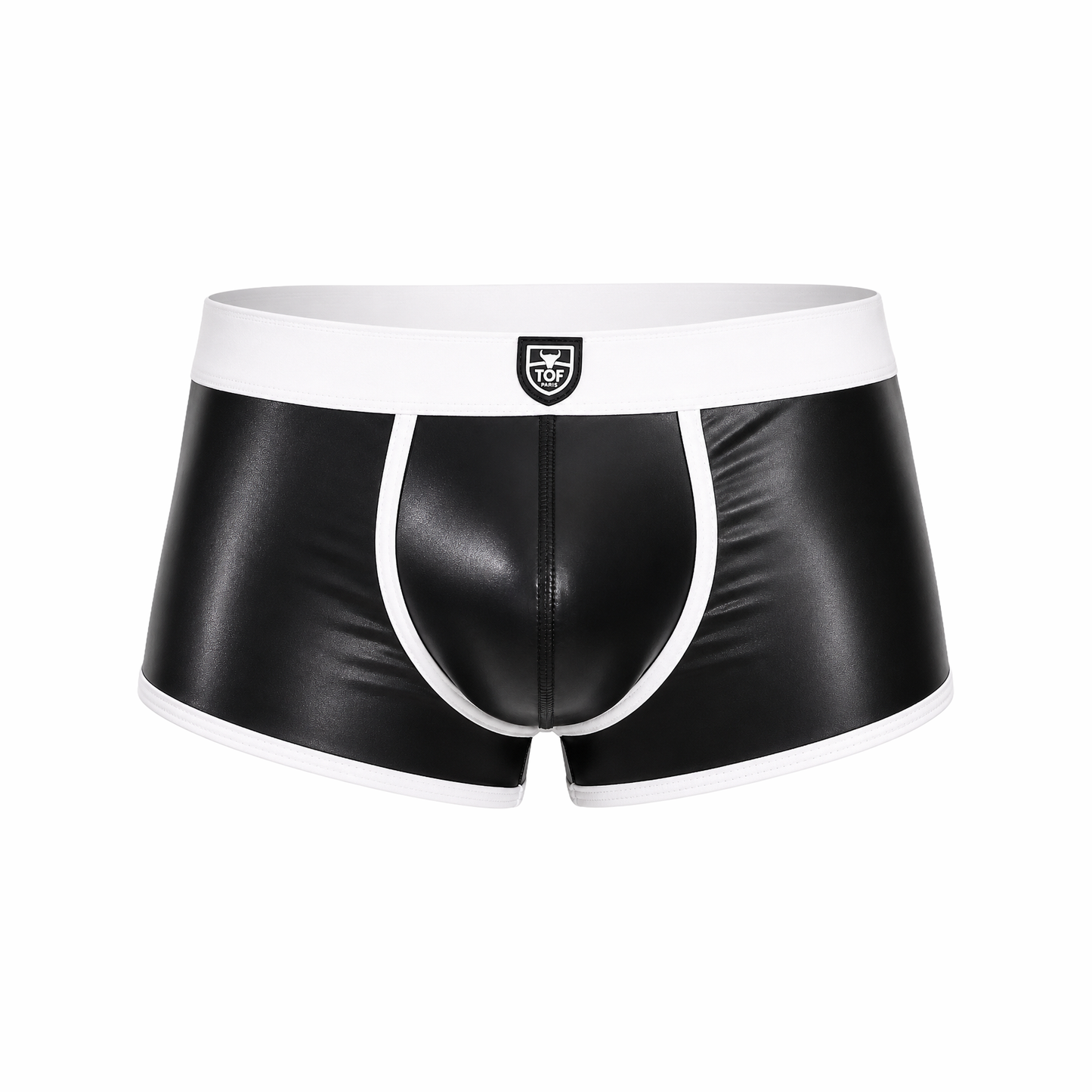 TOF Paris Fetish Bottomless Boxer Black/White
