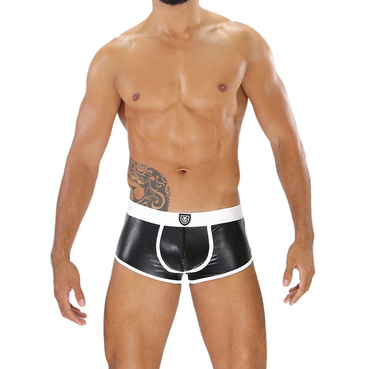 TOF Paris Fetish Bottomless Boxer Black/White