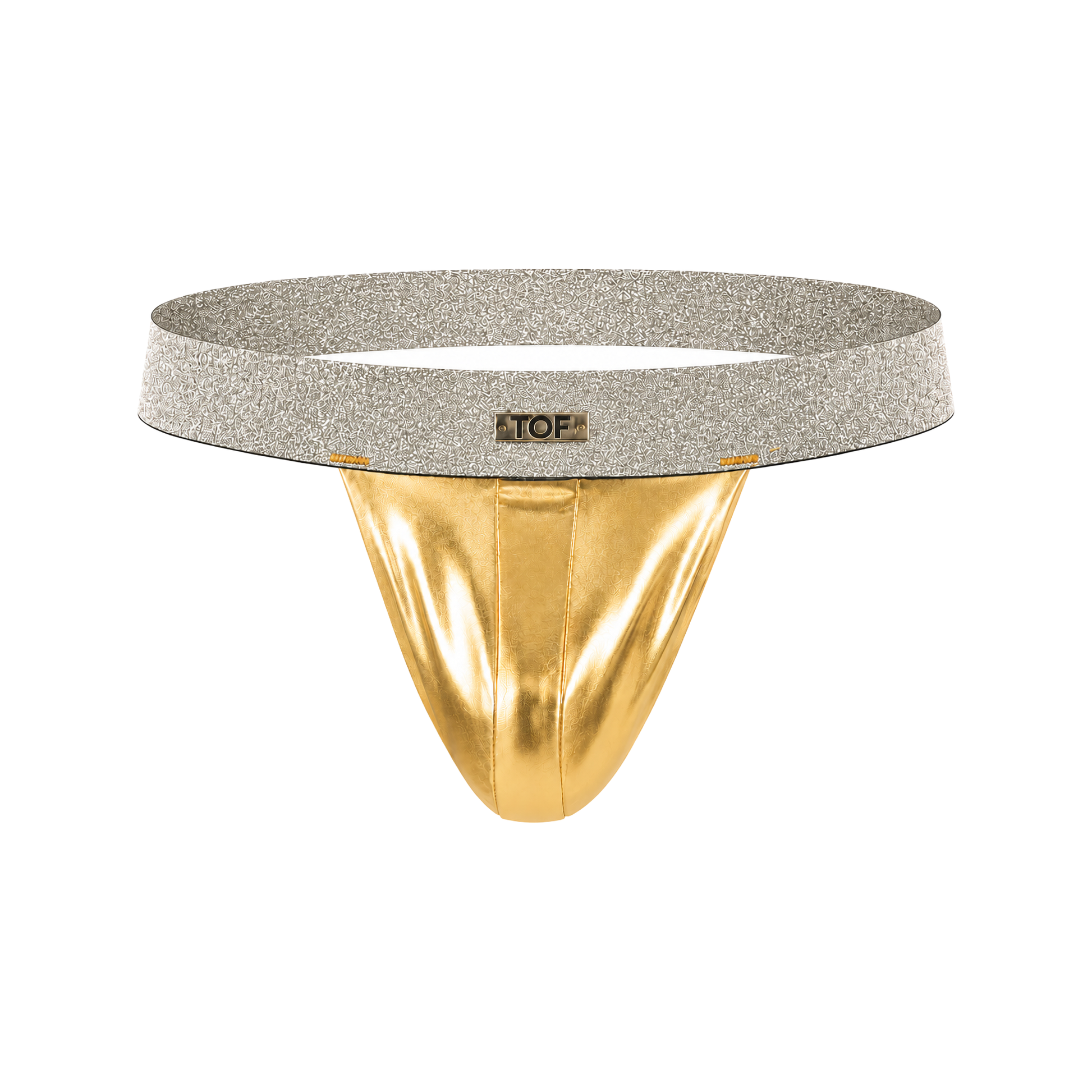 TOF Paris Magic Stringless Thong Gold