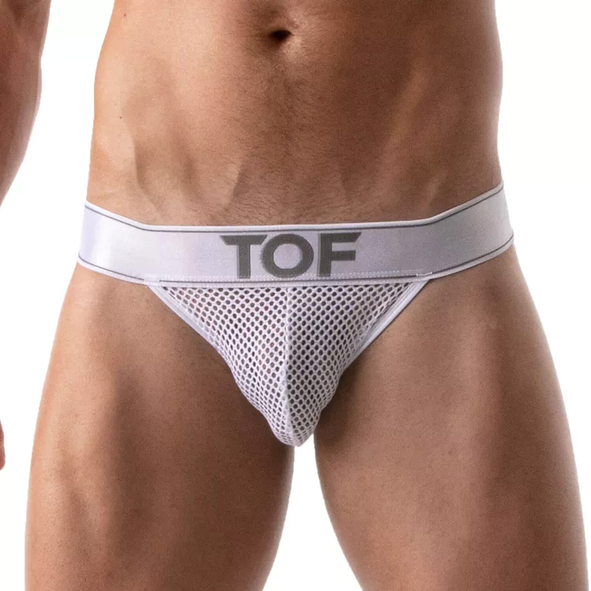TOF Paris Mesh Jock White/White