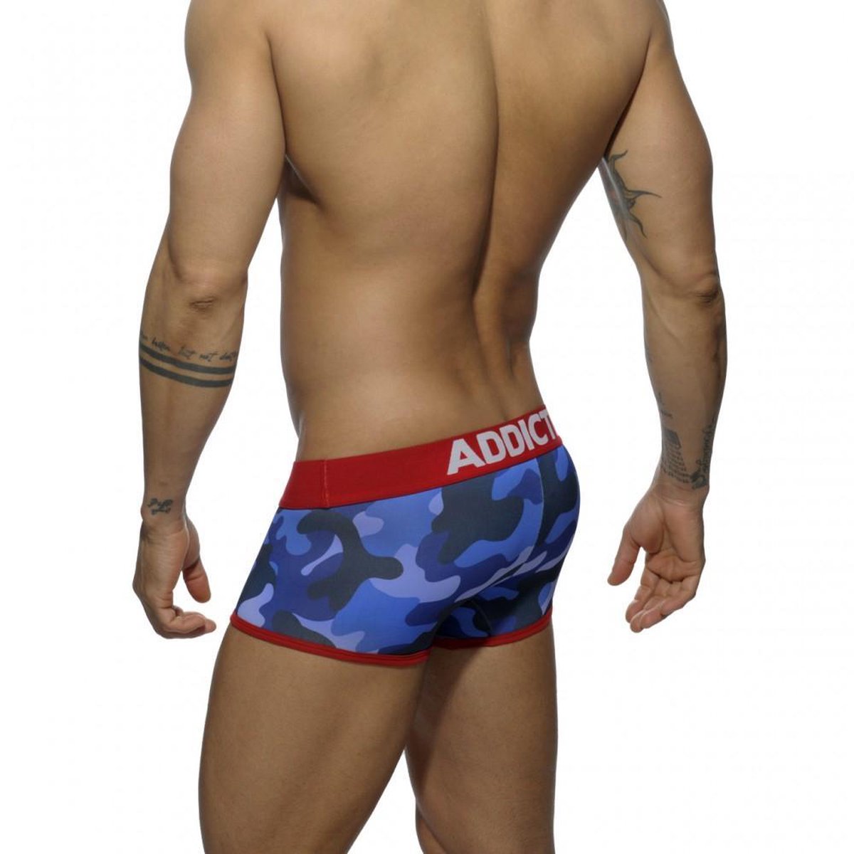 ADDICTED Camouflage Boxershort Navy
