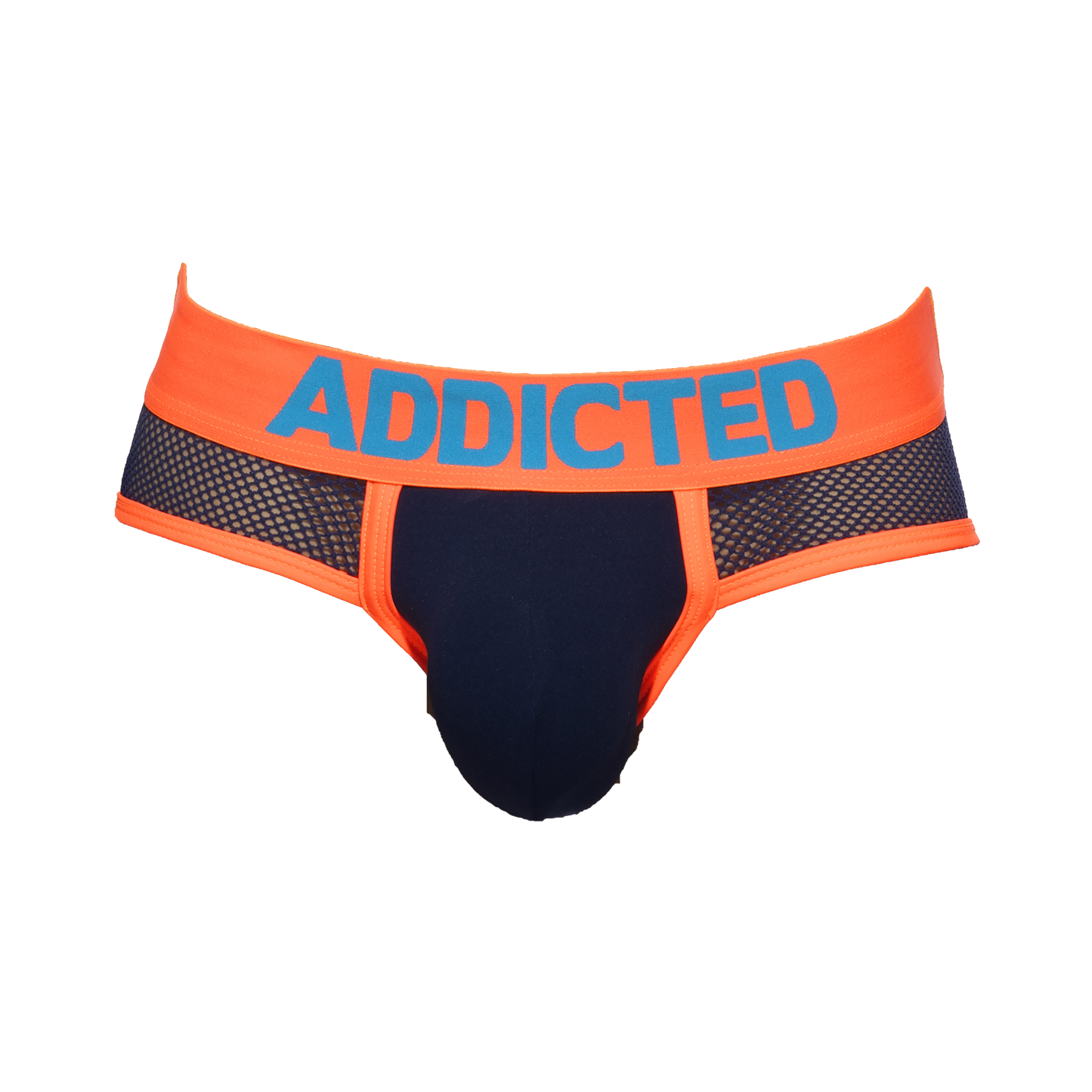 ADDICTED Neon Mesh Brief Navy